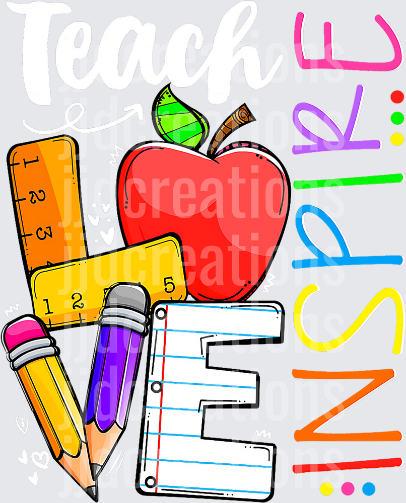 Back to School Love with Apple Ruler Pencils and Notebook