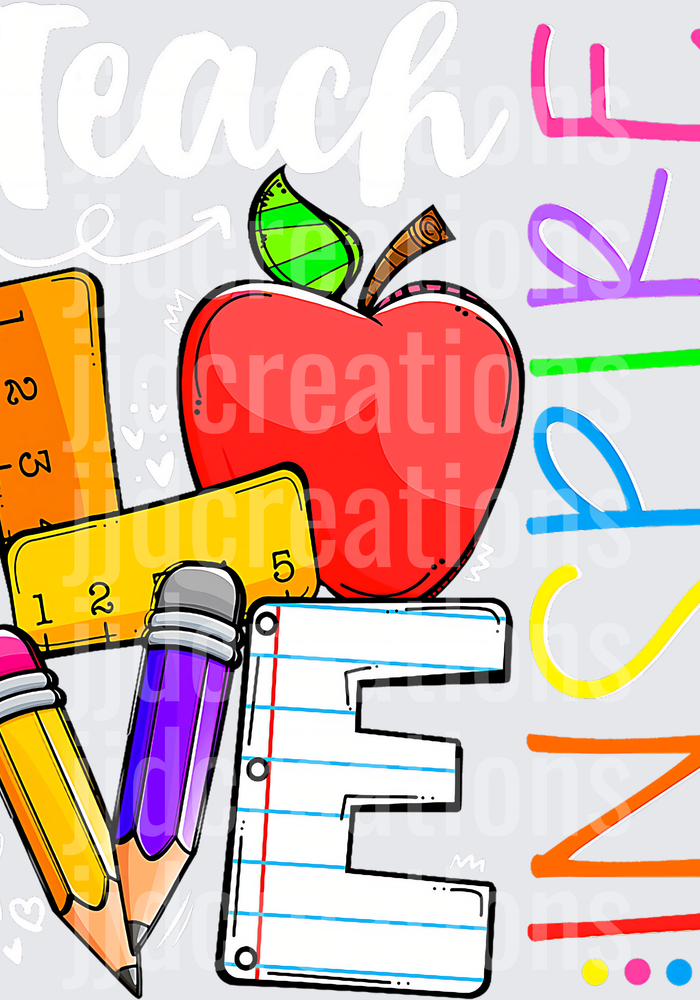 Back to School Love with Apple Ruler Pencils and Notebook