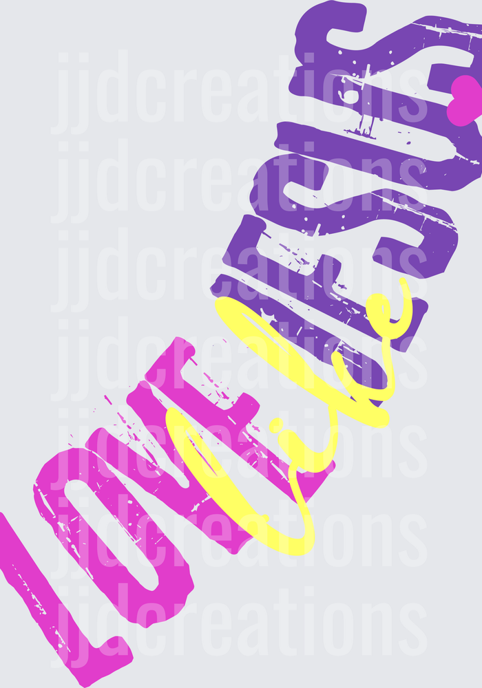 Awesome Retro Typography Design in Purple Pink Yellow Gradient