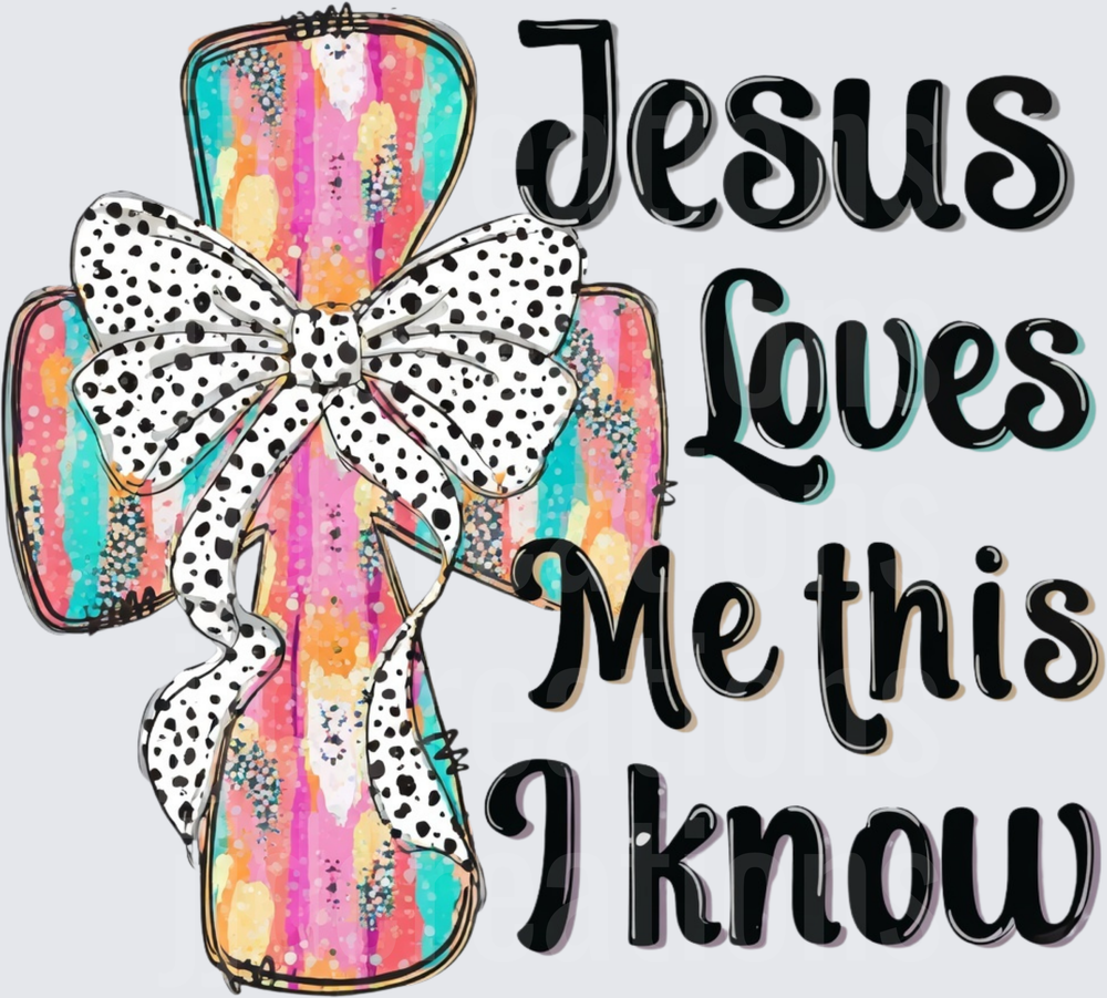 Jesus loves me this I know