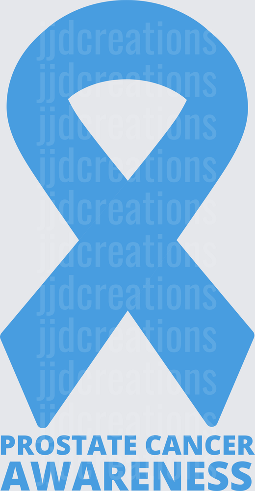 Blue Ribbon Prostate Cancer Awareness Support Design