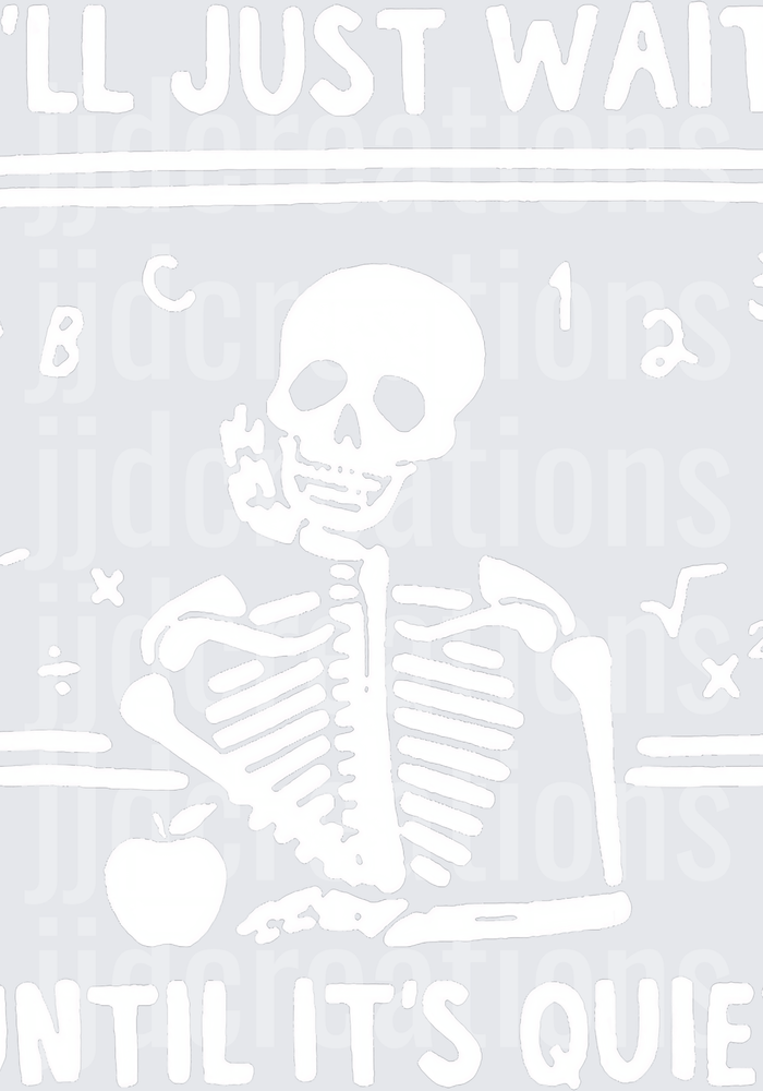 I'll Just Wait Here Skeleton Meme