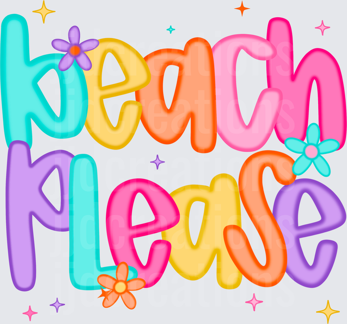 Teach Peace Colorful Bubble Letters with Flowers and Stars