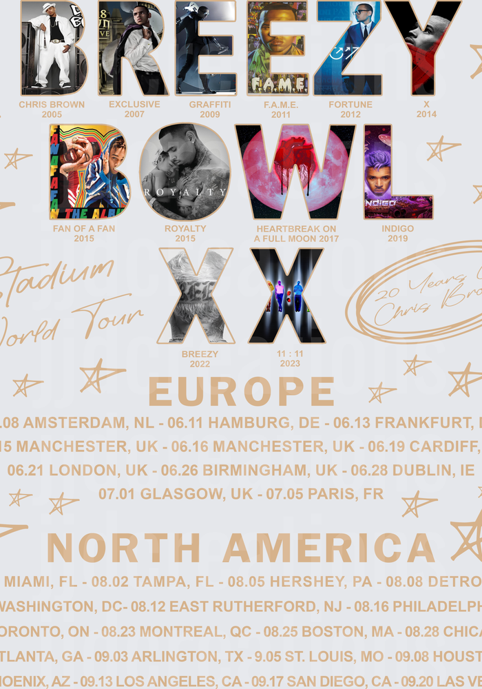 Chris Brown Breezy Album Covers Stadium World Tour Dates