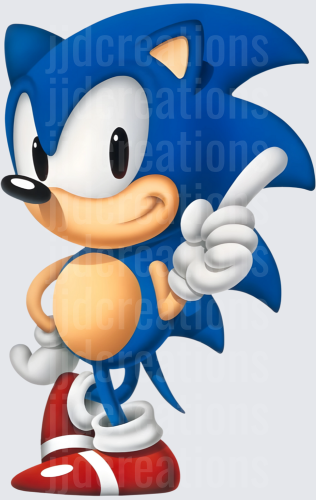 Sonic the Hedgehog Classic Thumbs Up Pose
