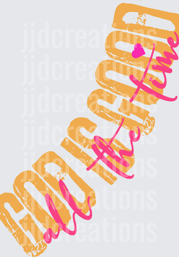 Basketball Mom Distressed Orange and Pink Text Design