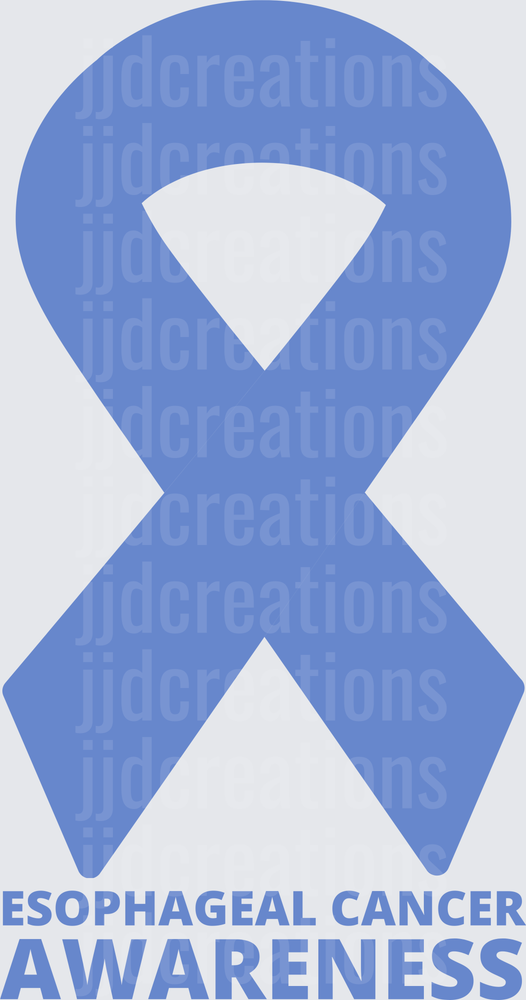 Esophageal Cancer Awareness Periwinkle Ribbon