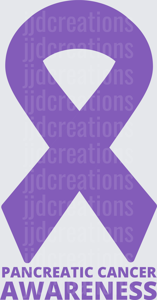 Purple Ribbon Pancreatic Cancer Awareness