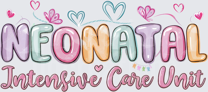 Neonatal Intensive Care Unit Pastel Hearts Design
