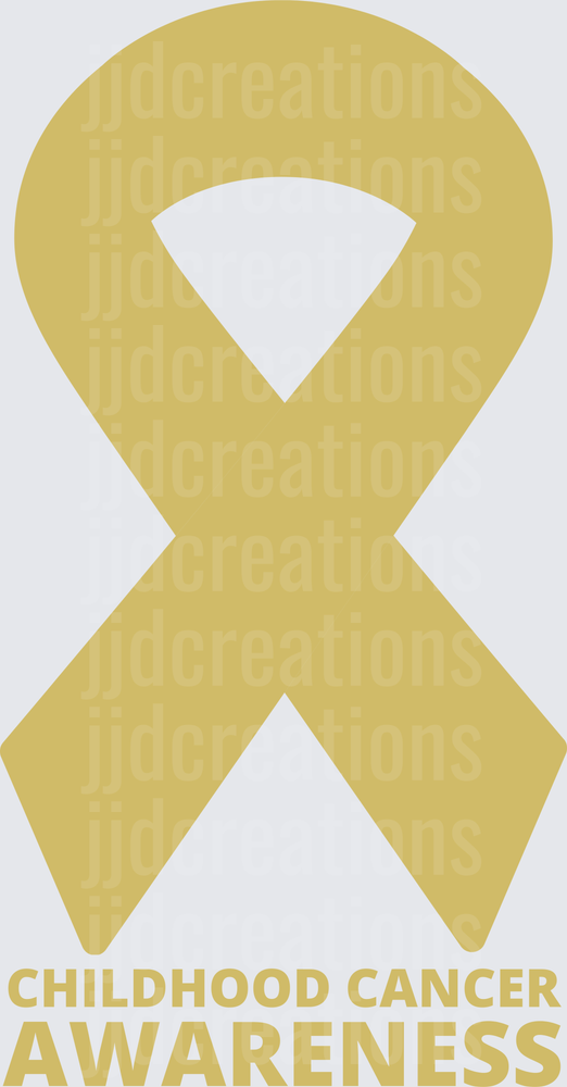Gold Ribbon Childhood Cancer Awareness