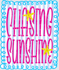Chasing Sunshine Beach Vibes Typography with Yellow Starfish